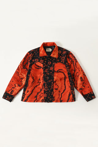 "IDENTITY" BLOCKPRINT JACKET - Rastah