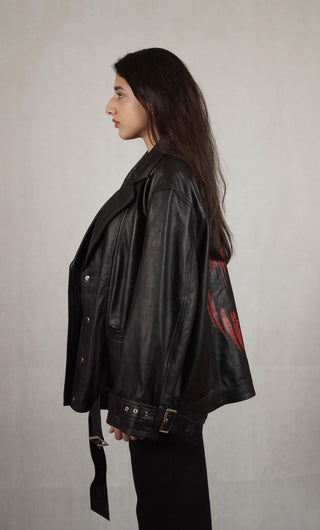 Printed Napa Leather jacket - Rastah