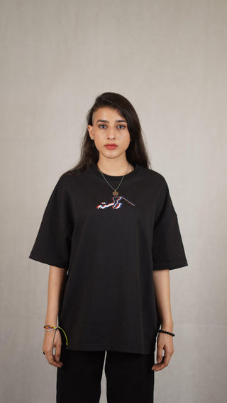 Alyan Tareen "Falling Faces" Collab T-shirt - Rastah