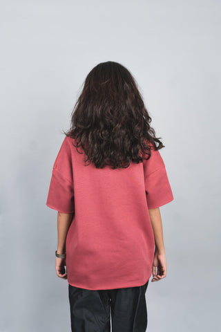 Minimal Pink Logo T-Shirt - Rastah
