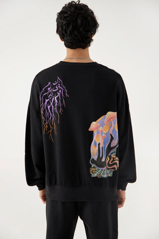"INTO THE ABYSS" LONG-SLEEVE T SHIRT - Rastah