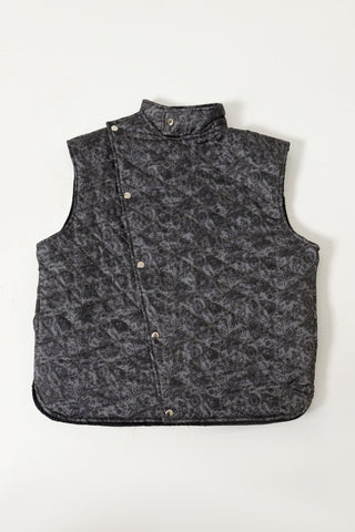 QUILTED FLORAL VEST - Rastah