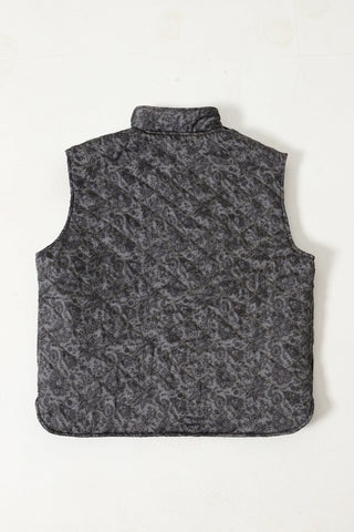 QUILTED FLORAL VEST - Rastah