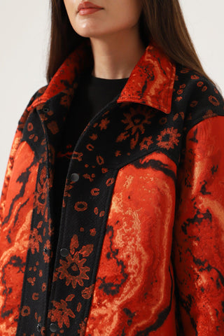 "IDENTITY" BLOCKPRINT JACKET - Rastah