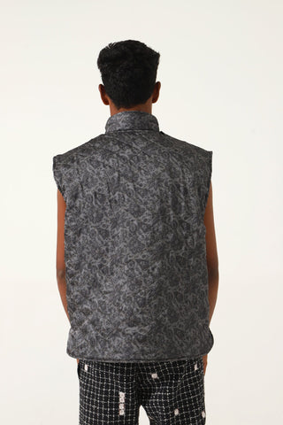 QUILTED FLORAL VEST - Rastah