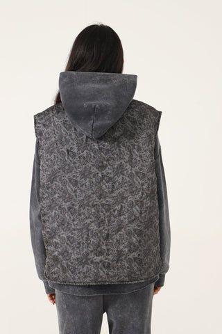 QUILTED FLORAL VEST - Rastah