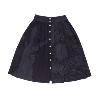 Laser Print "CHAOS" Knife Pleated Skirt - Rastah